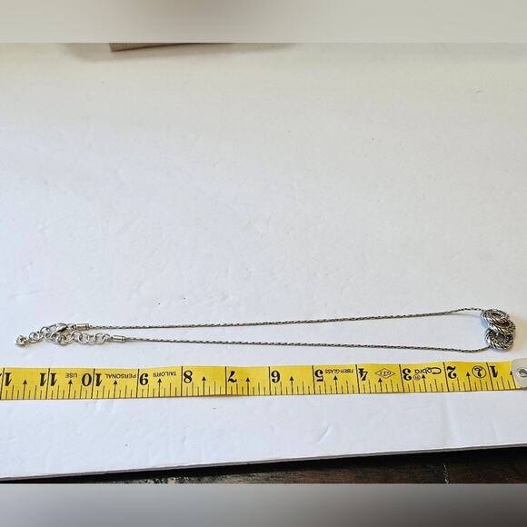 Brighton‎ Mixed Metals Crystal Jeweled Necklace - Picture 5 of 5